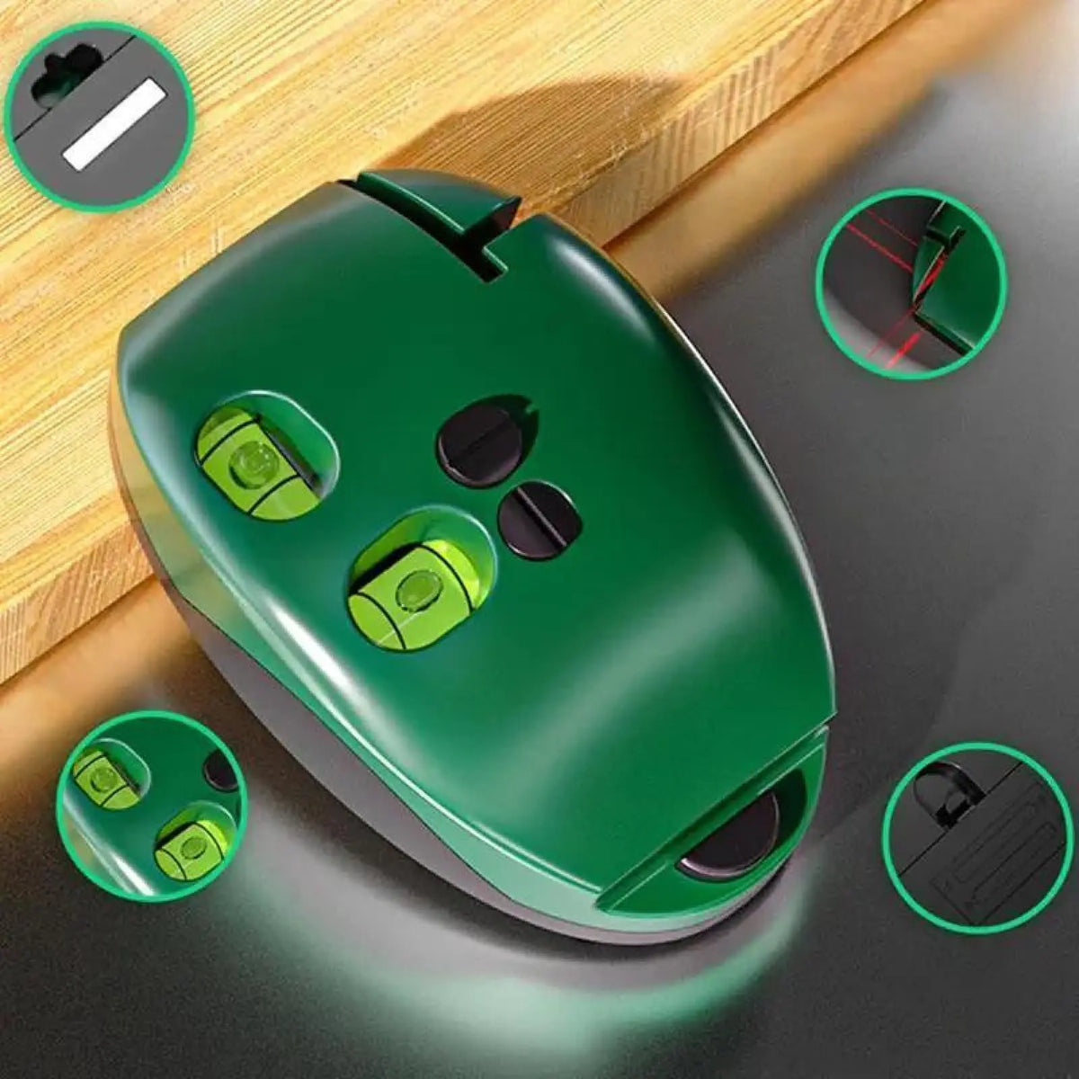 90 Degree Electronic Red Light Scale Red Light Level Green Light Level Self-leveling Parallel Line Parallel Line