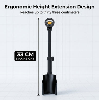 Car Cup Holder Phone Mount 360 Adjustable, Strong N52 Magnet, One-Handed Operation, Fits All Phones