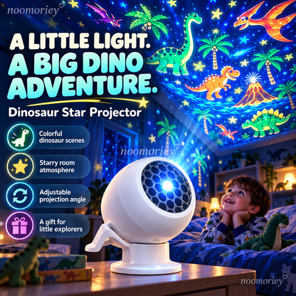 Magical Dinosaur & Ocean Star Projector Turn Bedtime Into an Underwater Adventure!