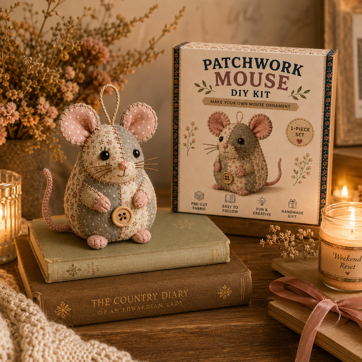 2026 - Patchwork Mouse DIY Kit