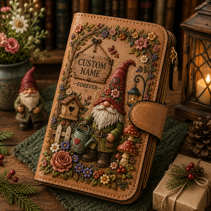 Personalized Garden Embossed Wallet - Perfect Gift For Her