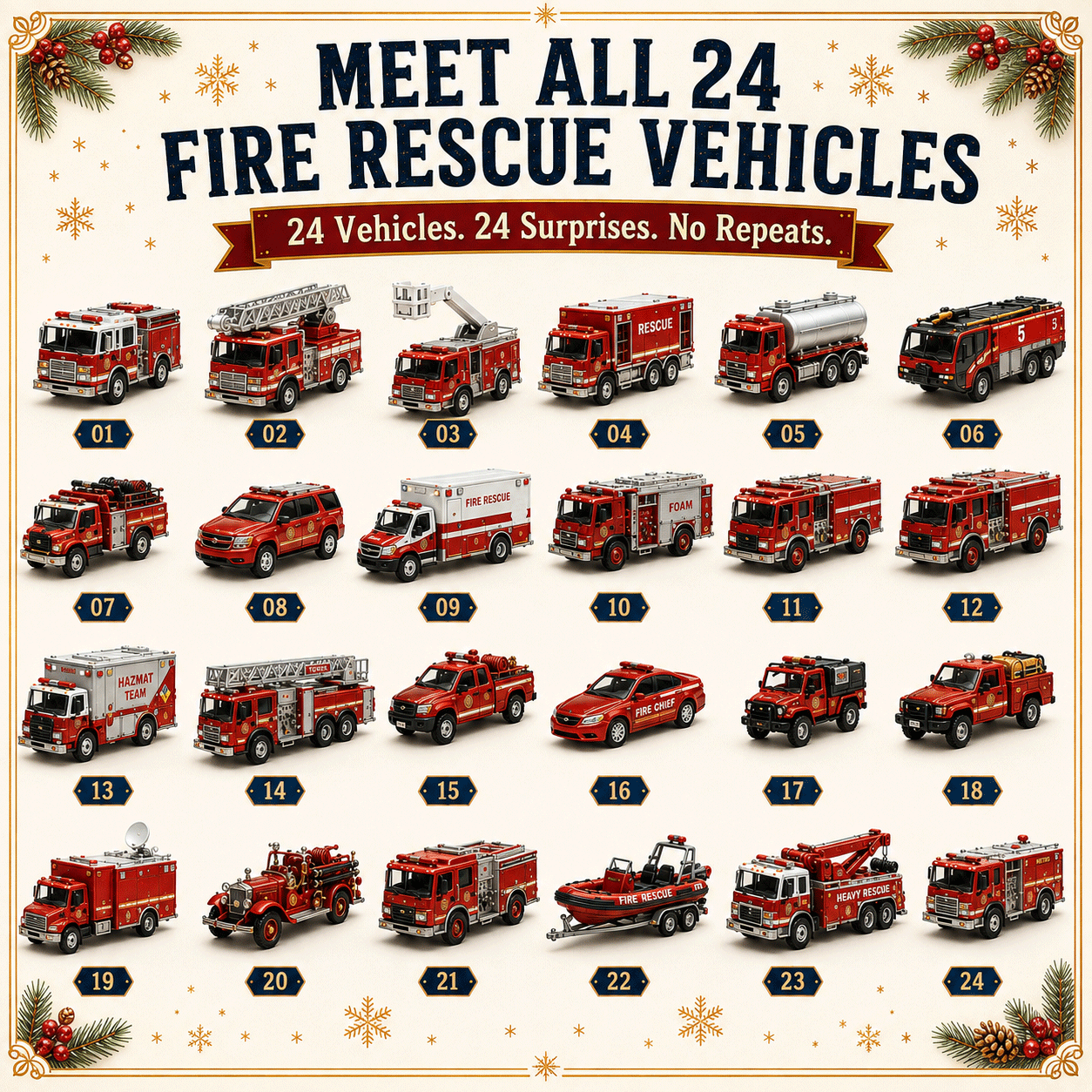 Christmas Fire Rescue 24-Day Advent Calendar