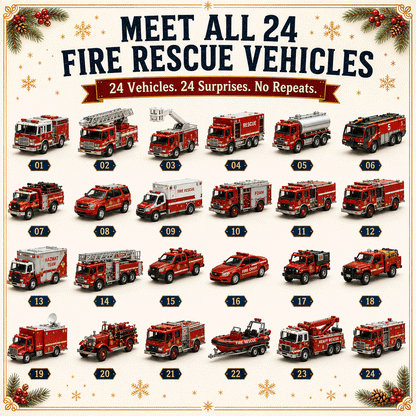 Christmas Fire Rescue 24-Day Advent Calendar