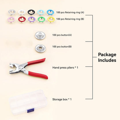 Color Snap Pliers Kit