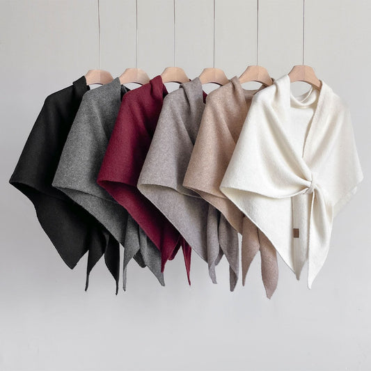 Women's Solid-Color Cashmere Scarf- Your Everyday Touch of Elegance