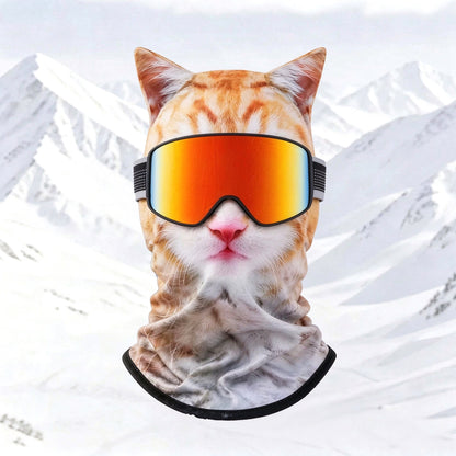 Funny 3D Old Man Face Balaclava Ski Mask