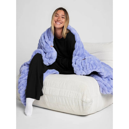 Oversized Plush Throw Blanket