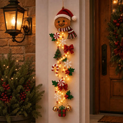 Glowing Christmas Door Hanger | 6 Festive Lighted Designs with Warm Glow