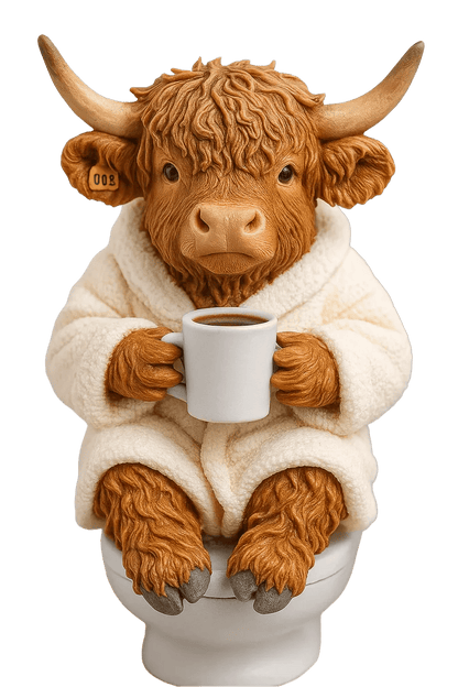 Highland Cow Advent Calendar 2026 24-Day Christmas Countdown with Cute Highland Cow Figurines