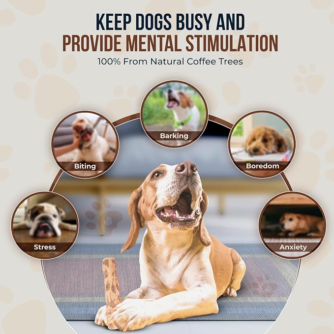 Coffee Wood Dog Chews