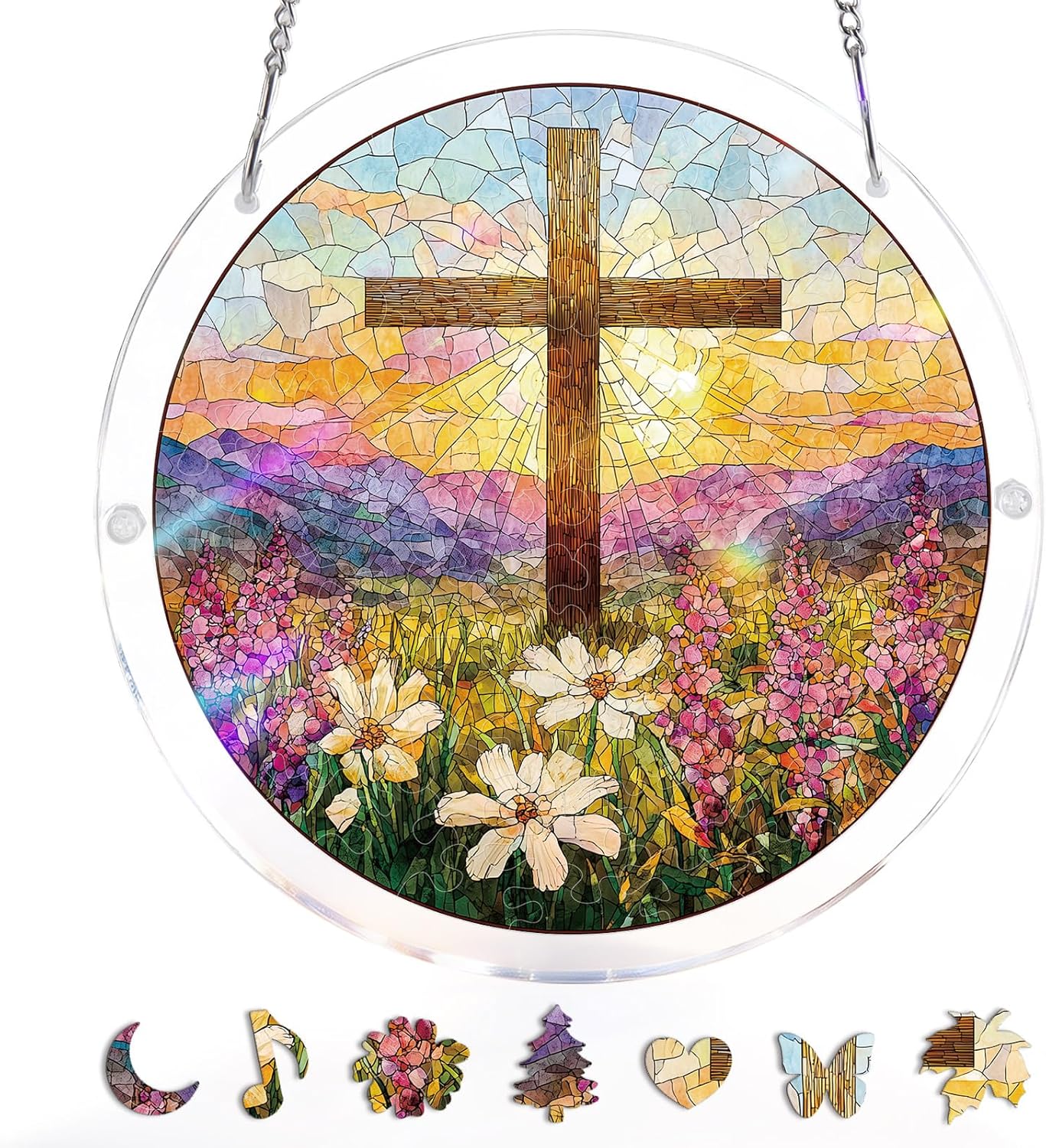 Acrylic Puzzle Suncatcher