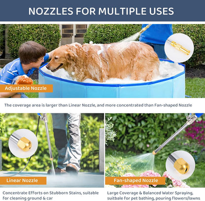 Jet Nozzle Power Washer for Garden Hose