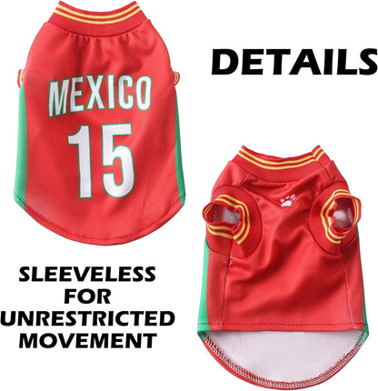 Breathable Pet Soccer Jerseys