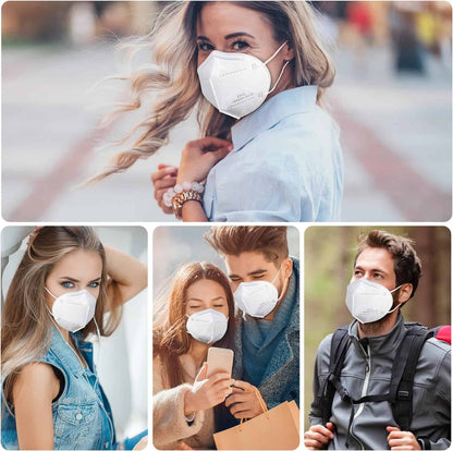 KN95 Safety Face Masks Soft, Breathable & Multi-Color