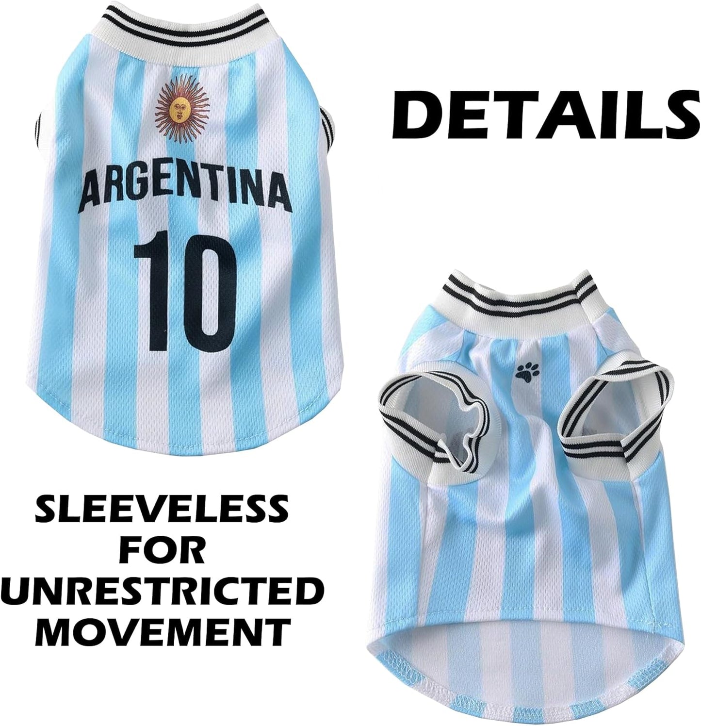 Breathable Pet Soccer Jerseys