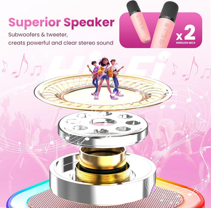 Bluetooth Karaoke Microphone Speaker