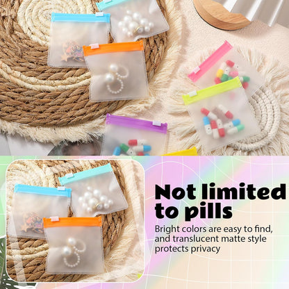 Zippered Pill Pouch Set