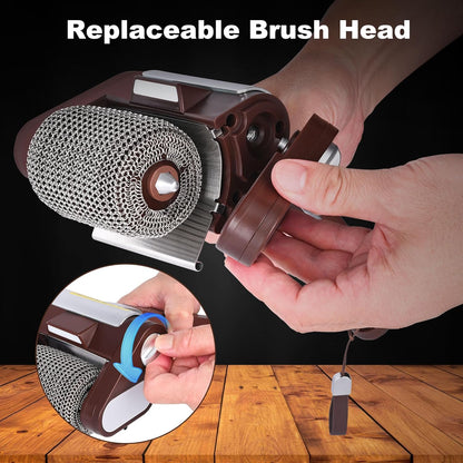 Bristle-Free Spinning Grill Brush