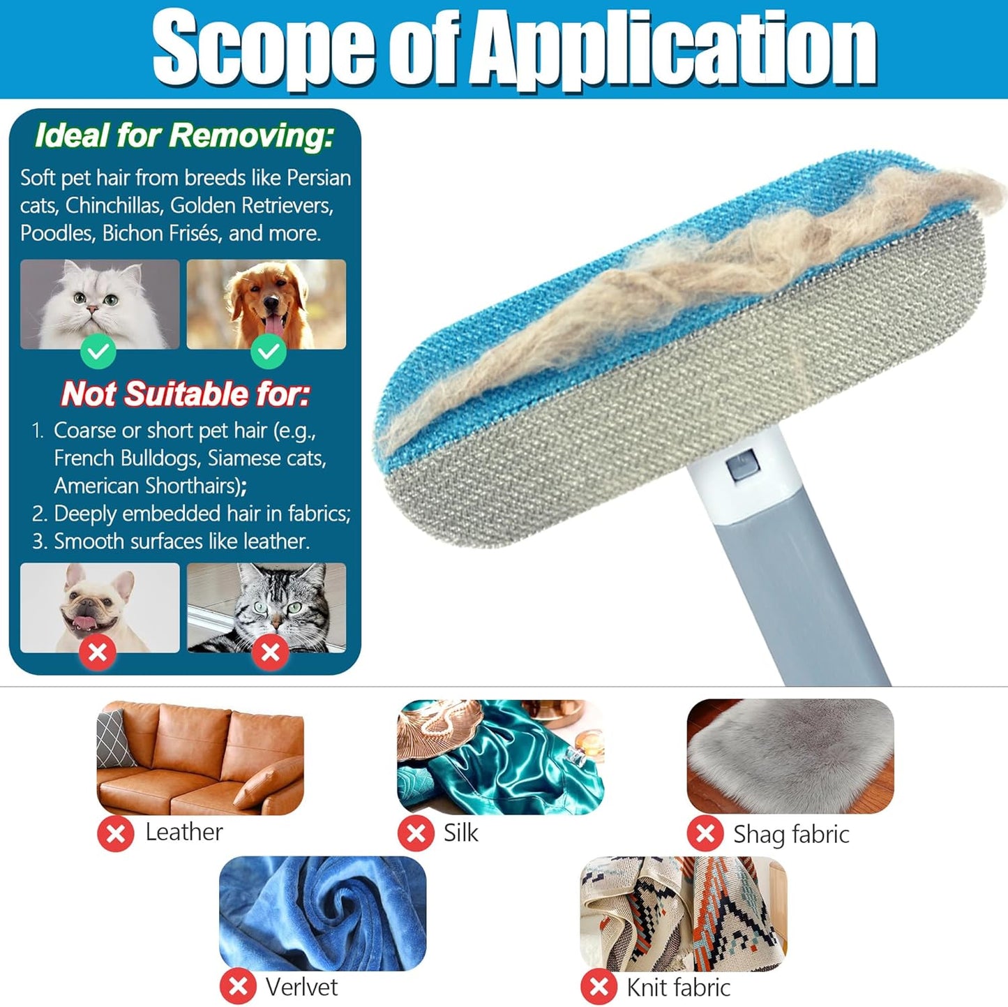 Multifunctional Pet Hair Remover
