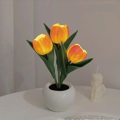✨Buy 2 free shipping 🌷Tulip LED Night Light with Vase