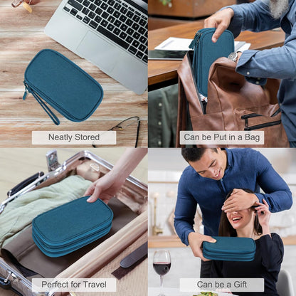 Don t Miss Out Travel Cable Organizer Pouch, Double Layers All-in-One Storage Bag for Cord