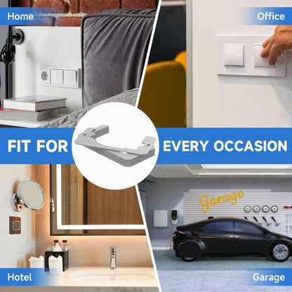 Wall Plate Spacers, Recessed Outlet Repair Shims for Sunken Electrical Outlets & Switch Plates
