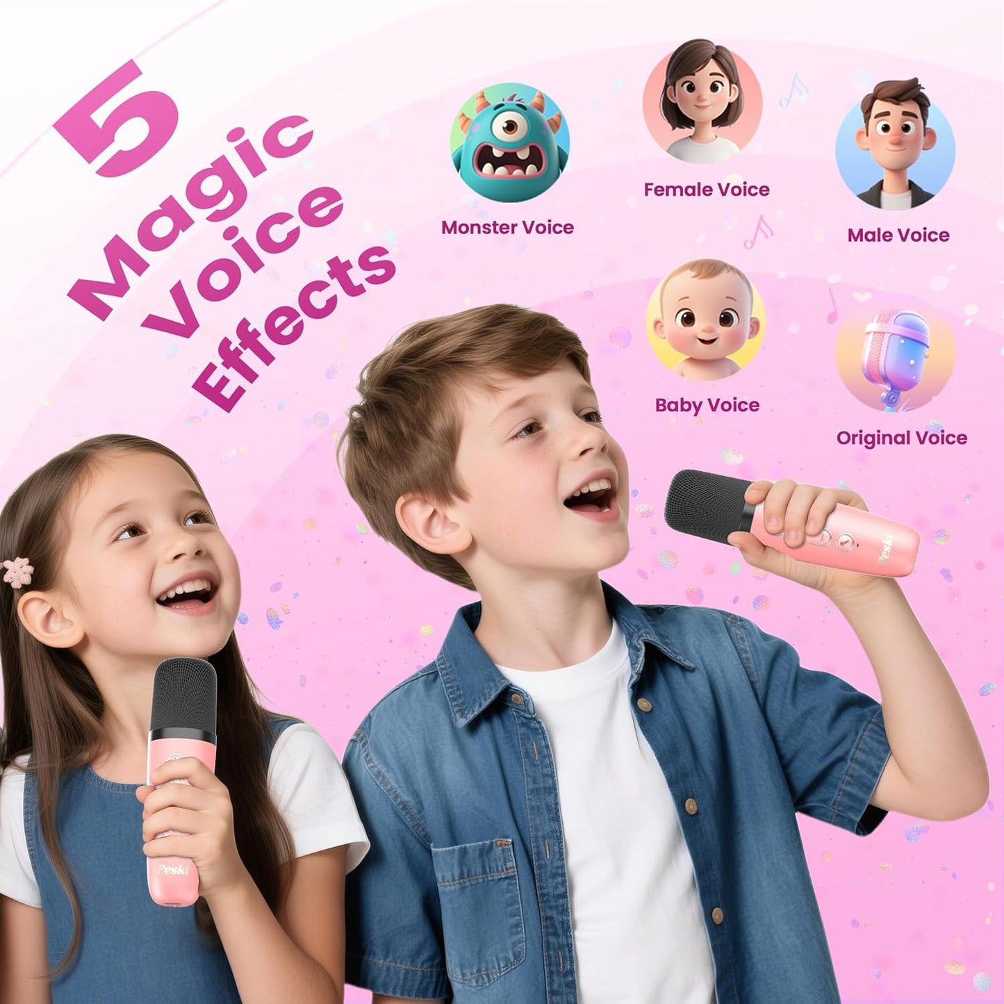 Bluetooth Karaoke Microphone Speaker