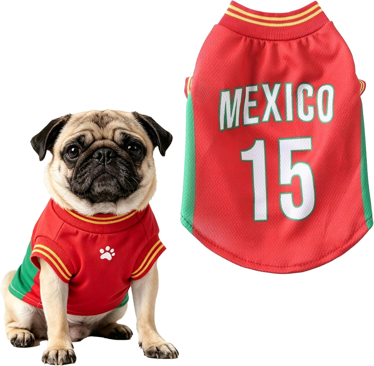 Breathable Pet Soccer Jerseys