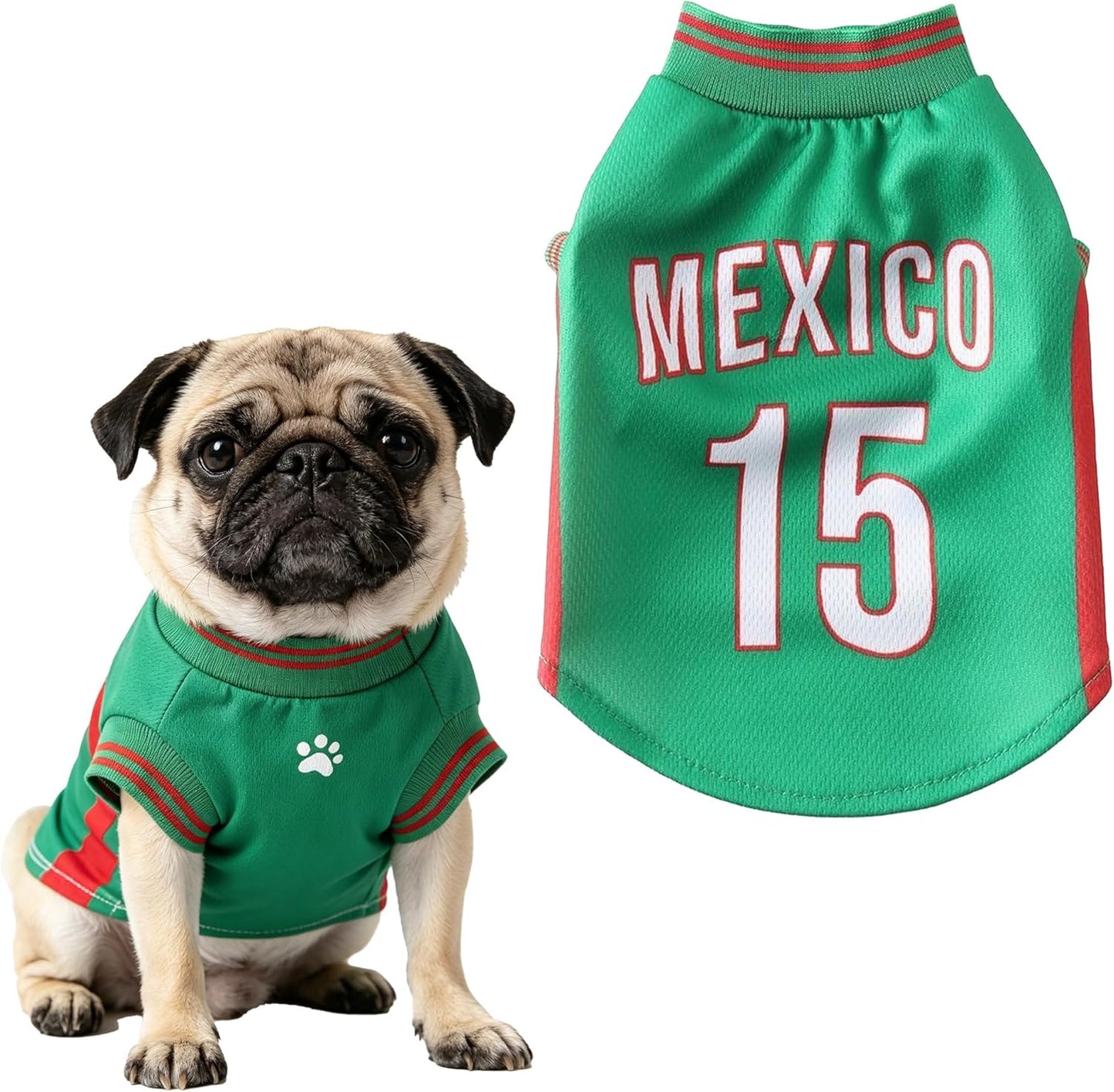 Breathable Pet Soccer Jerseys