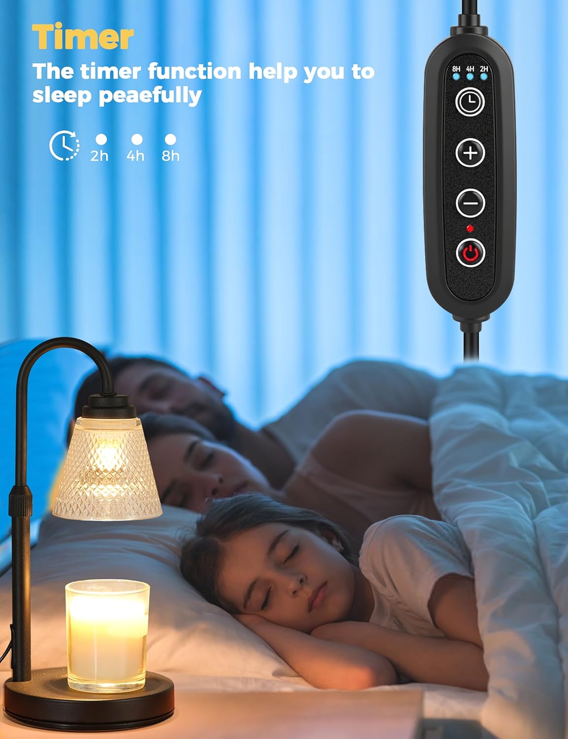 Dimmable Timer Candle Warmer