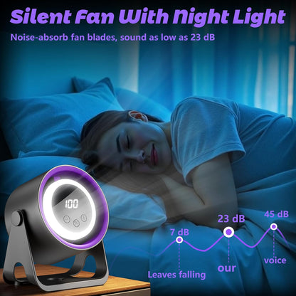 Digital Oscillating USB Fan