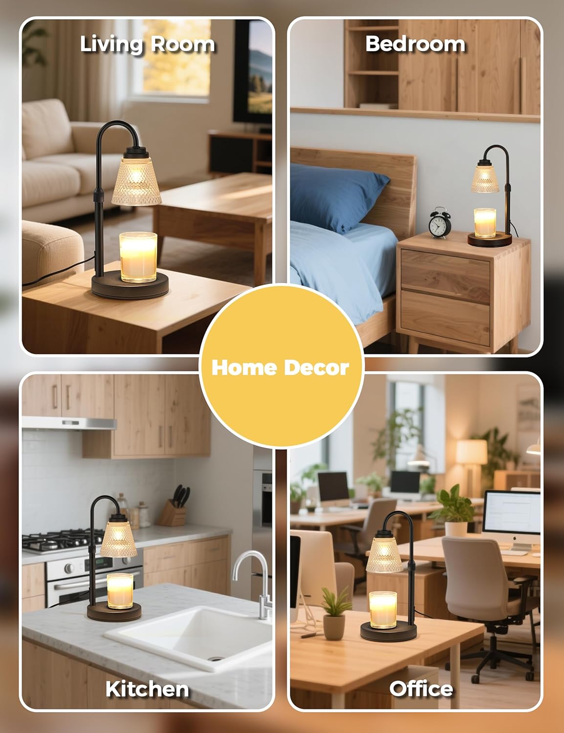 Dimmable Timer Candle Warmer
