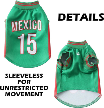 Breathable Pet Soccer Jerseys