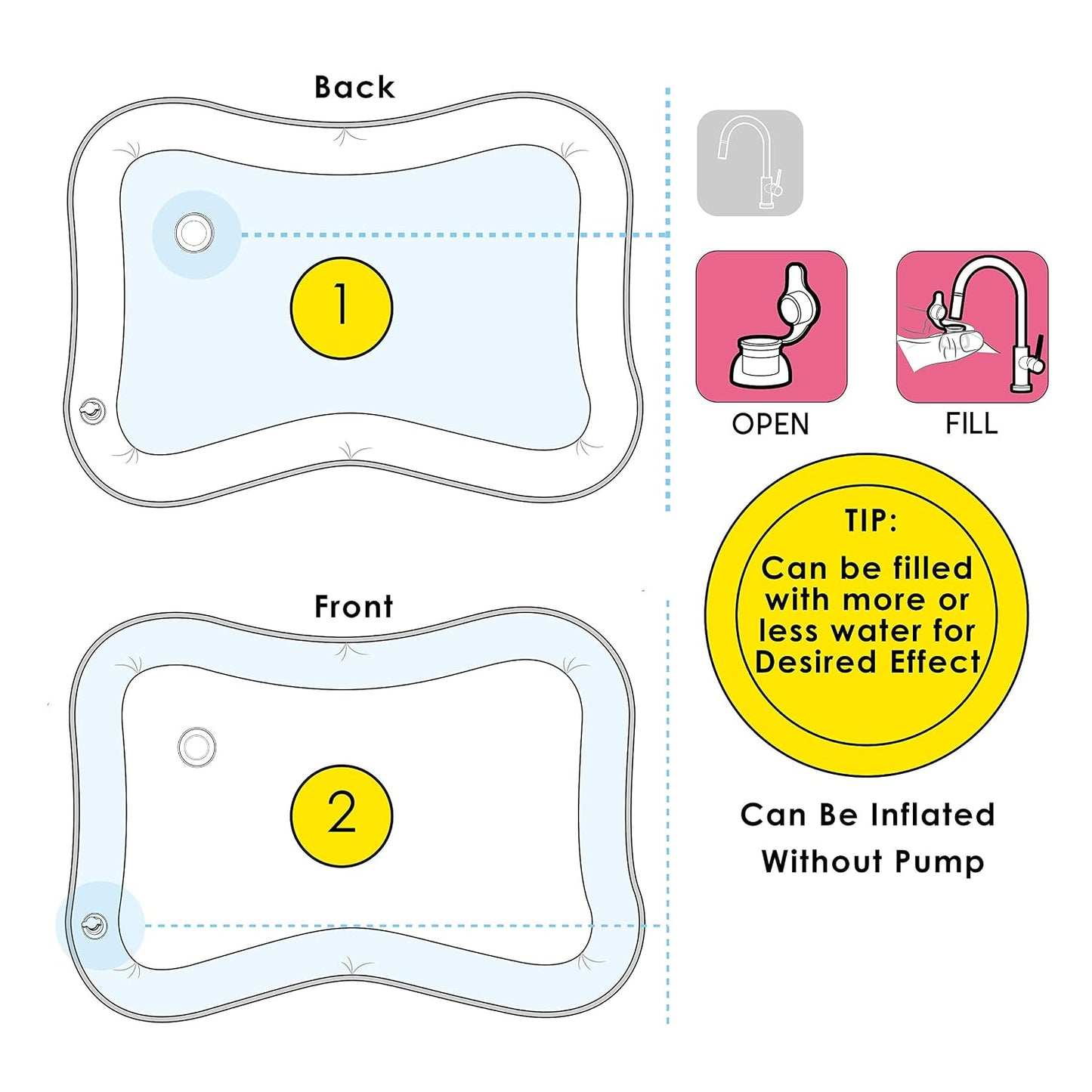 Inflatable Ocean Sensory Play Mat