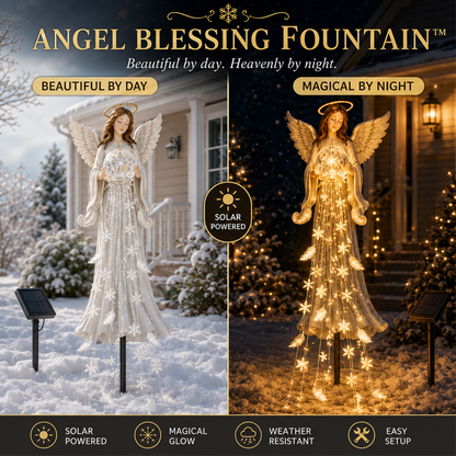 Solar Angel Remembrance Garden Light Peaceful Angel Glow for Gardens, Memorials & Outdoor Spaces