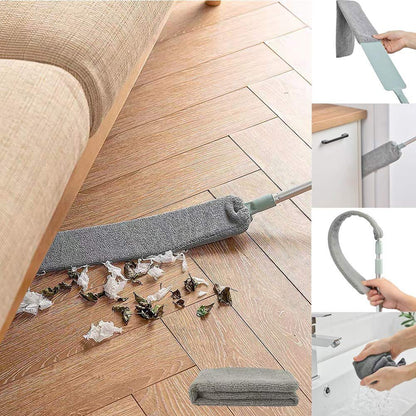 Retractable Gap Dust Cleaner With 3pcs Towels
