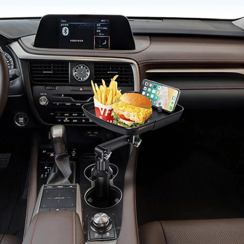 360 Rotating Car Food Tray & Phone Holder