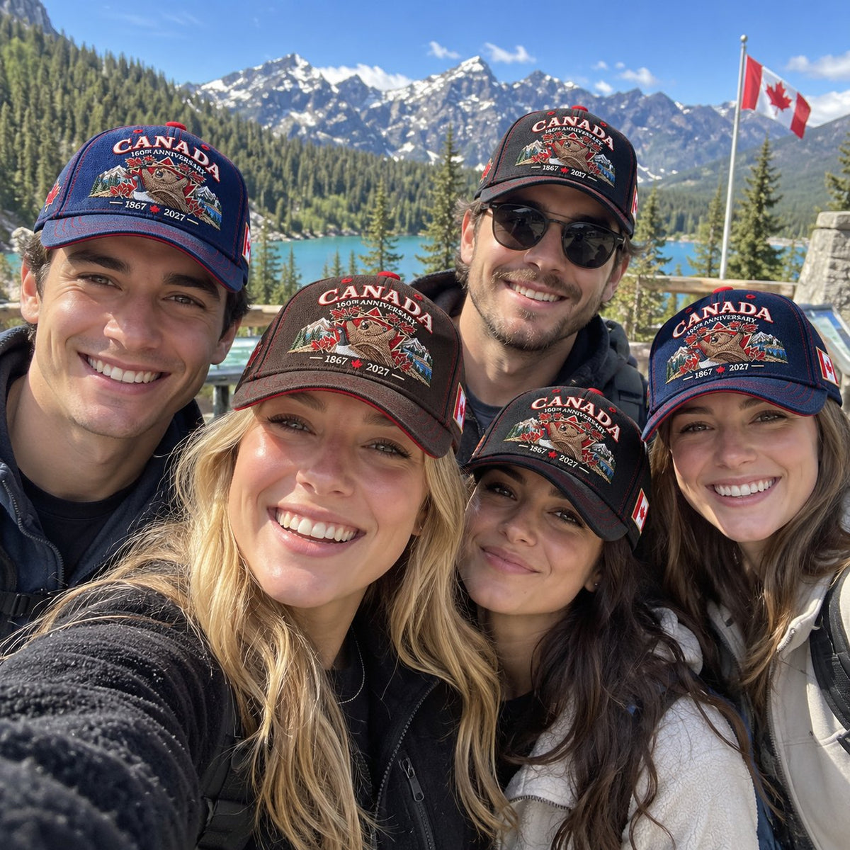 Canada 160th Anniversary 1867 2027 - Premium Embroidered Heritage Cap100% Cotton Detailed Embroidery Comfortable Fit