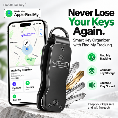Smart Key Organizer with Find My Tracking & Sound Alert