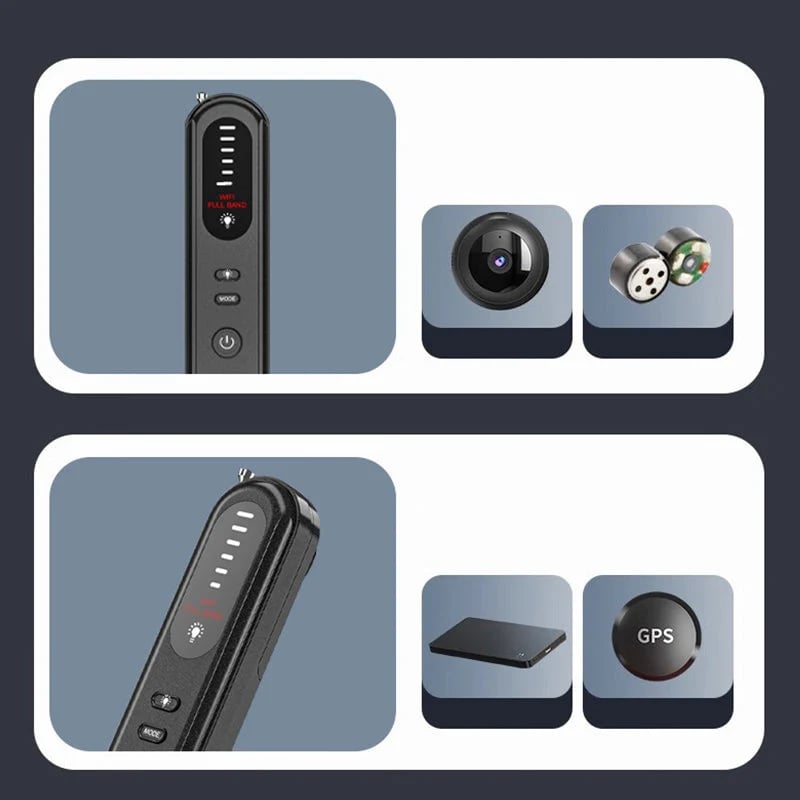 NOW! Anti-Spy Camera & GPS Detector Portable, Sensitive & Easy-Scan Find Hidden Cameras & Trackers Anywhere