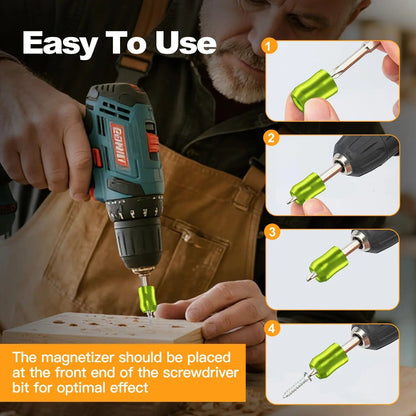 Magnetic Screw Positioner Depth Limiter, Strong Magnet Holds Screws Without Dropping, Prevents Wood Splitting