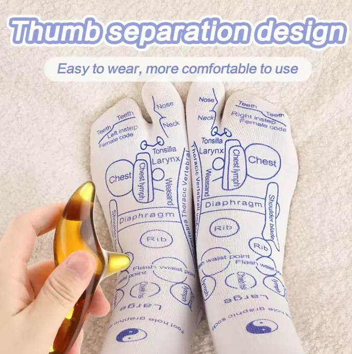 🔥Foot Acupoint Reflexology Socks  | Boost Circulation & Comfort🧦✨