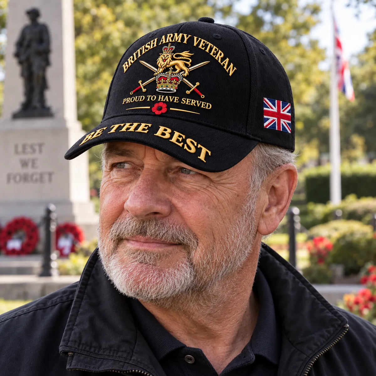 British Army Veteran Cap Proud to Have Served