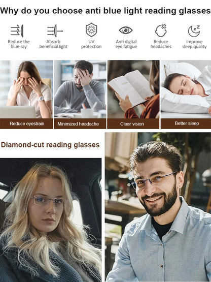 Frameless Blue Light Glasses