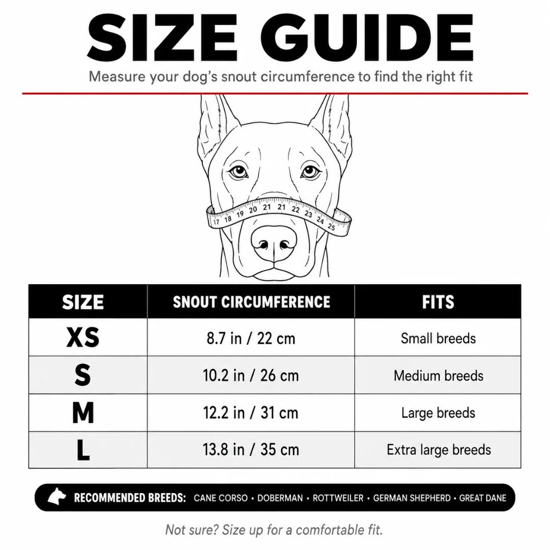EARLY HALLOWEEN Hell Hound Monster Muzzle