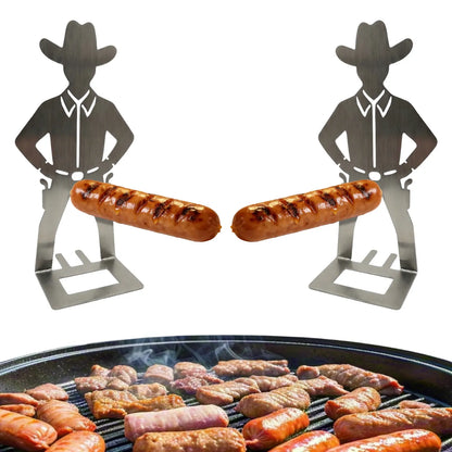 Stainless Steel Dog Stand for BBQ - Rust-Resistant Grilling Rack