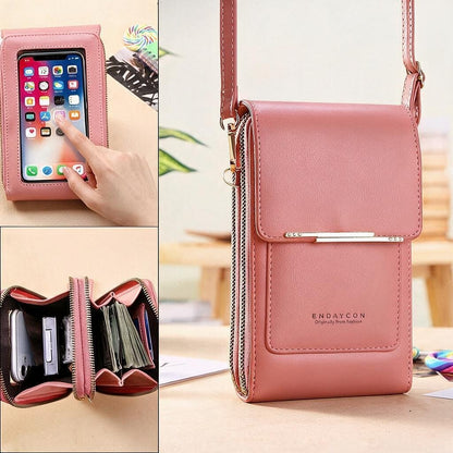 Women's Touchscreen Sensitive Phone Crossbody Bag