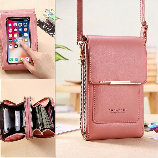 Women's Touchscreen Sensitive Phone Crossbody Bag