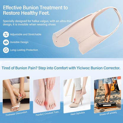Adjustable Bunion Support Corrector -- Low-Profile Support for Everyday Foot Comfort