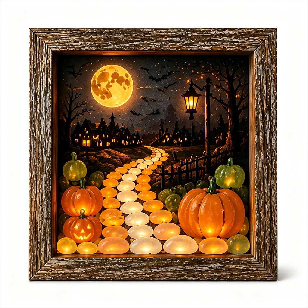 Lighthouse Shadow Box Light